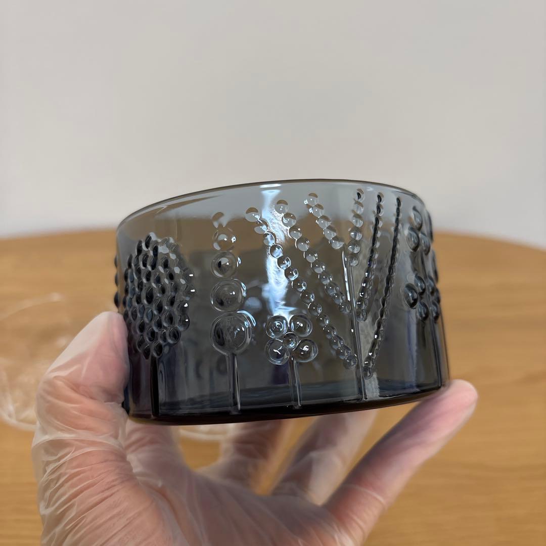 イッタラ　フローラ　ボウル　100mm クリア　レイン　ボウル