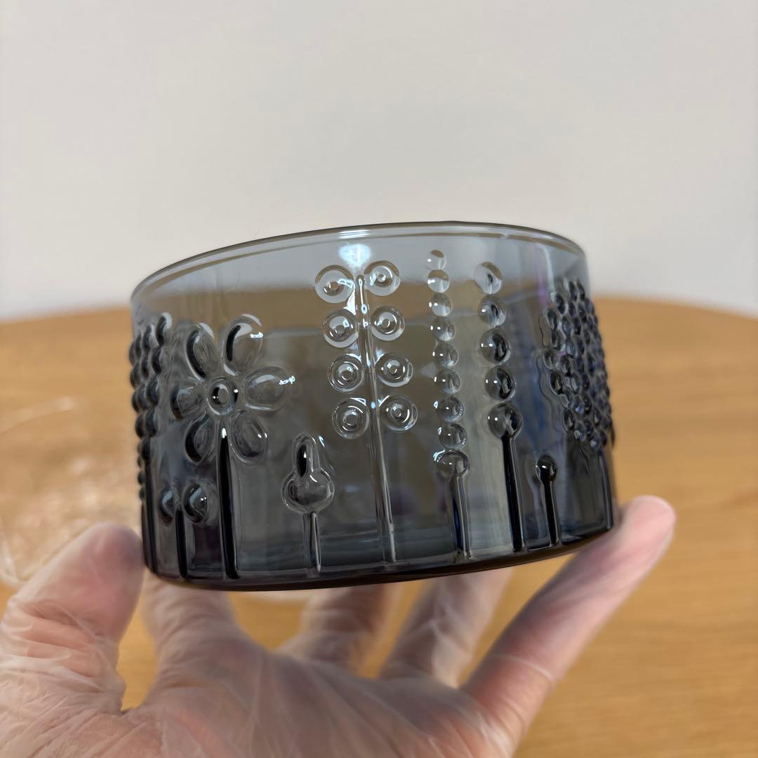 イッタラ　フローラ　ボウル　100mm クリア　レイン　ボウル