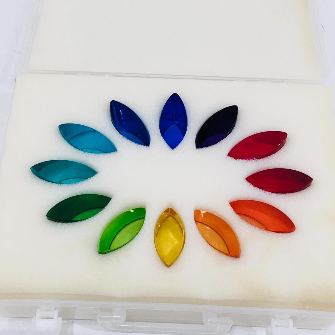 CARORE GLASS カローレ カラーグラスセット キレイデザイン学 鑑定