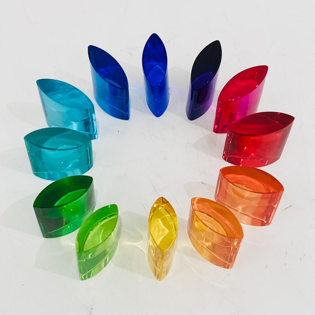 CARORE GLASS カローレ カラーグラスセット キレイデザイン学 鑑定