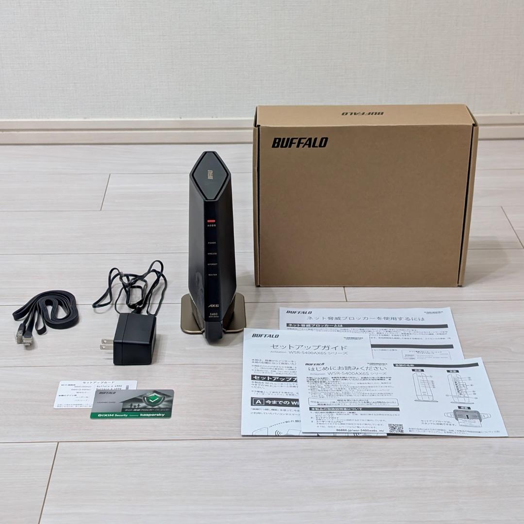 BUFFALO WSR-5400AX6 Wi-Fi 6 無線LANルーター