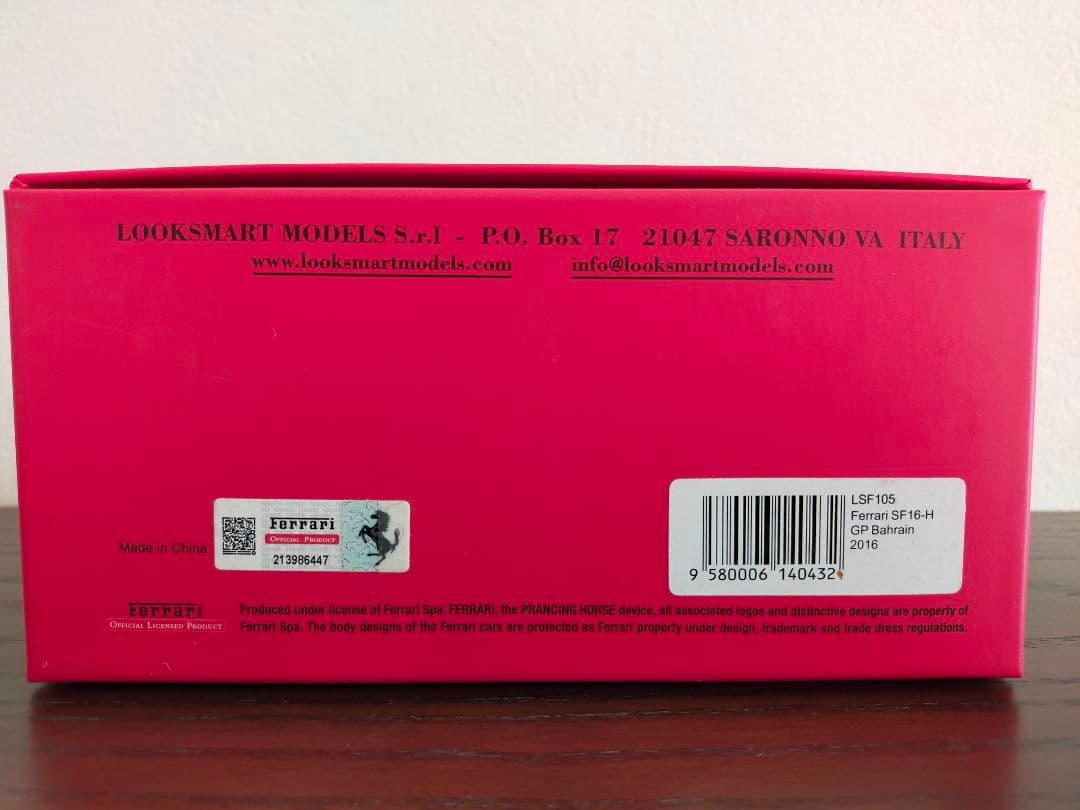 【専用品】ルックスマート 1/43 フェラーリ SF16-H キミライコネン