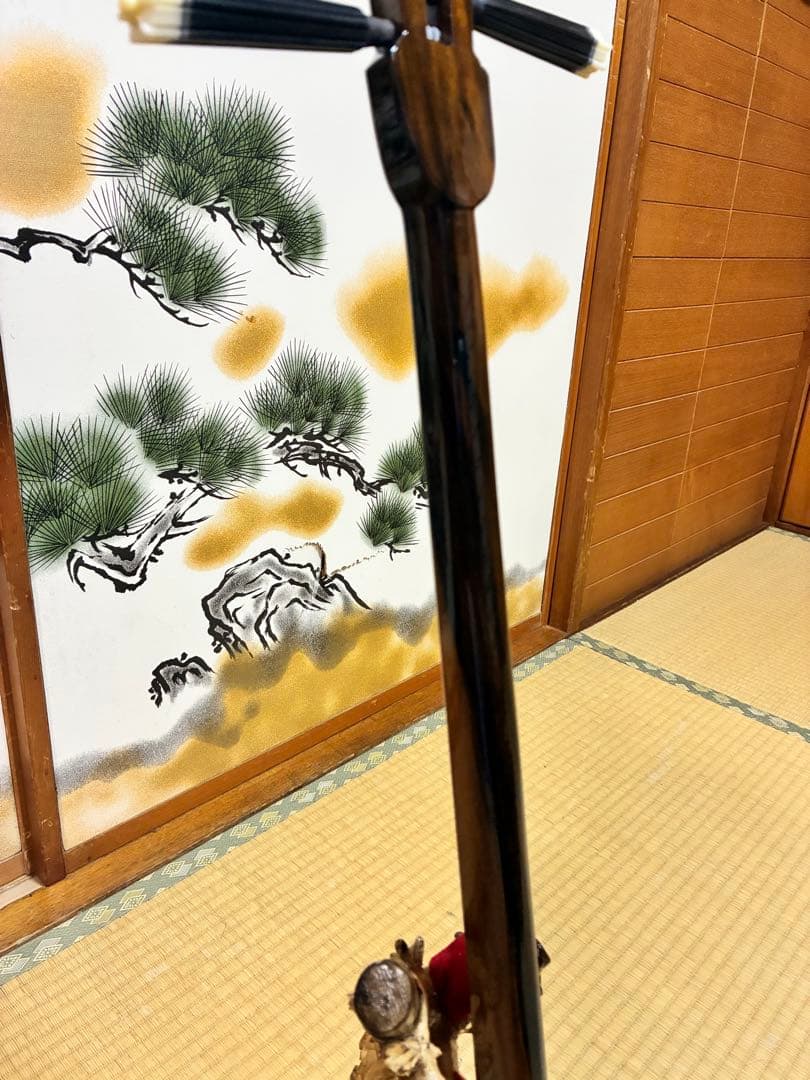 沖縄三線！上質黒木カマゴン！与那城型！本張り【一枚張り】