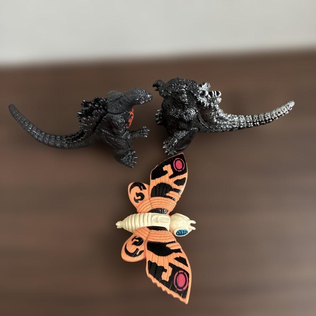 絶版ゴジラVSモスラ　フィギュアセット