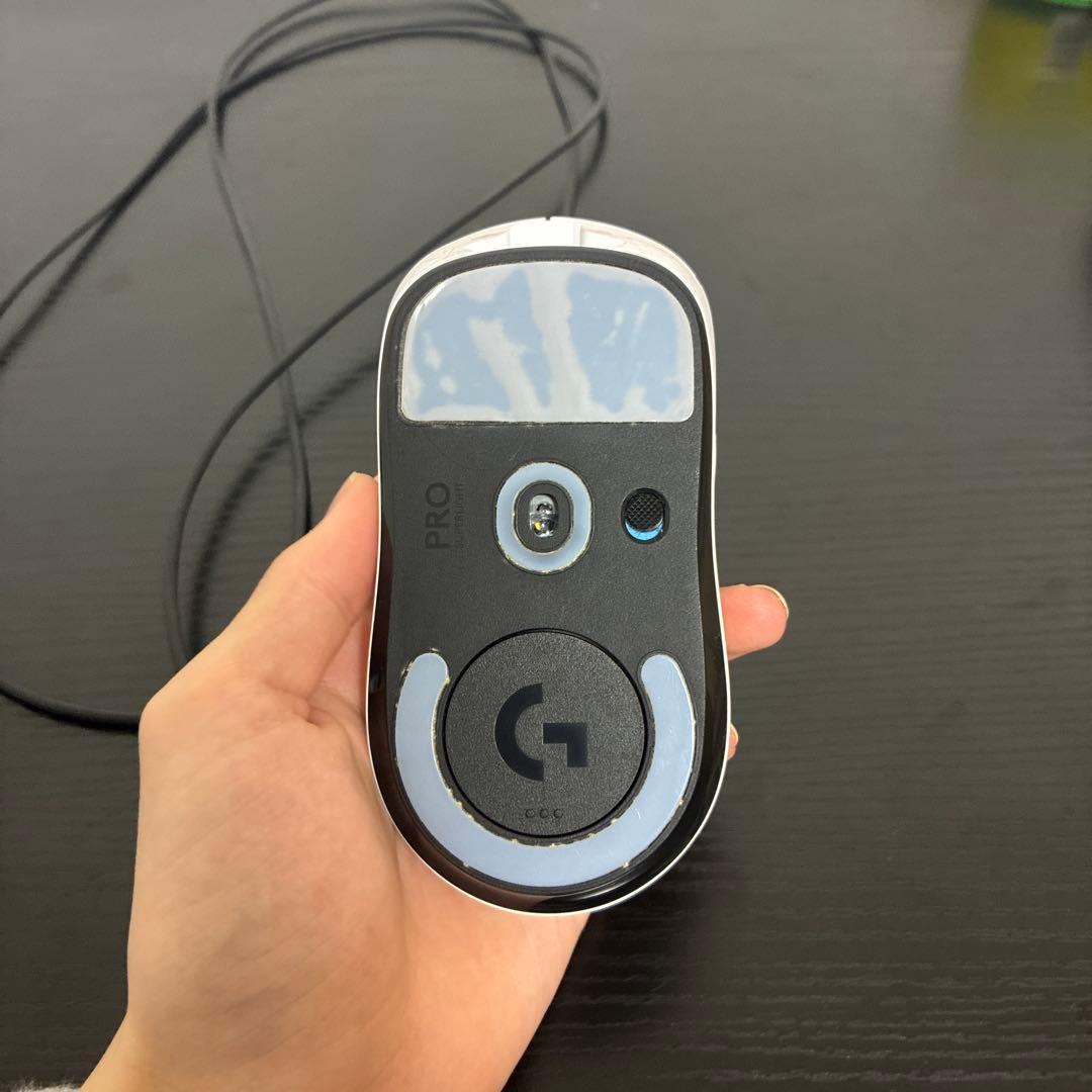 Logitech PRO X SUPERLIGHT有線マウス ホワイト
