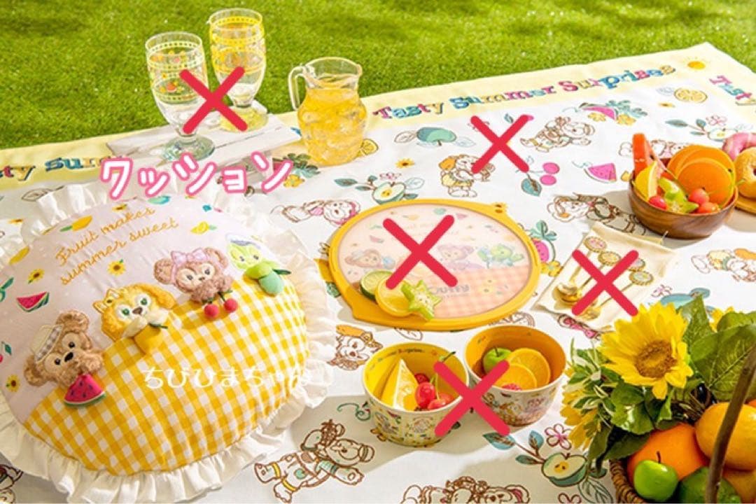 ディズニーシー♥ダッフィー&フレンズ♡テイスティサマーサプライズ クッション♥