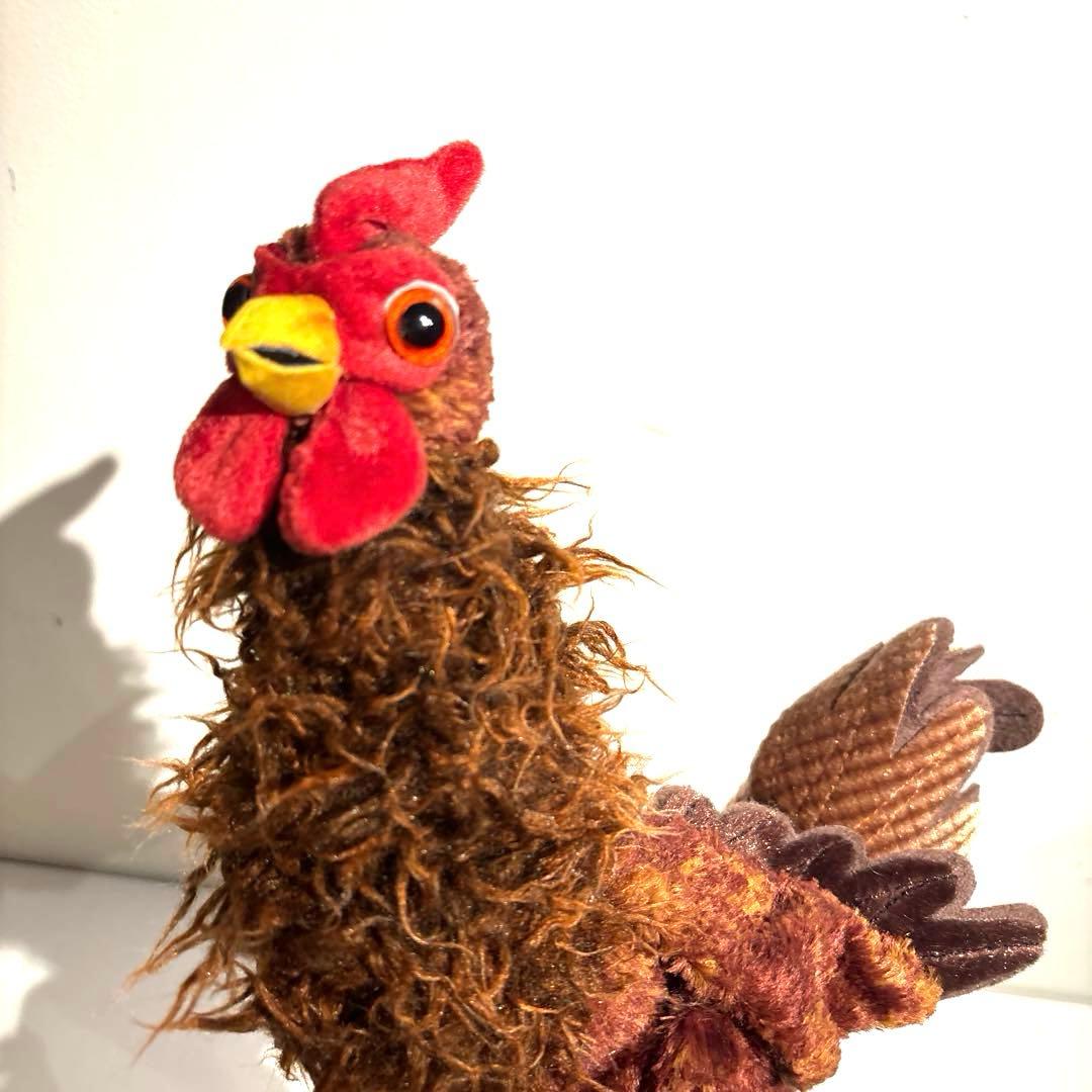 鶏　ポージング　にわとり　ぬいぐるみ　作家様作品