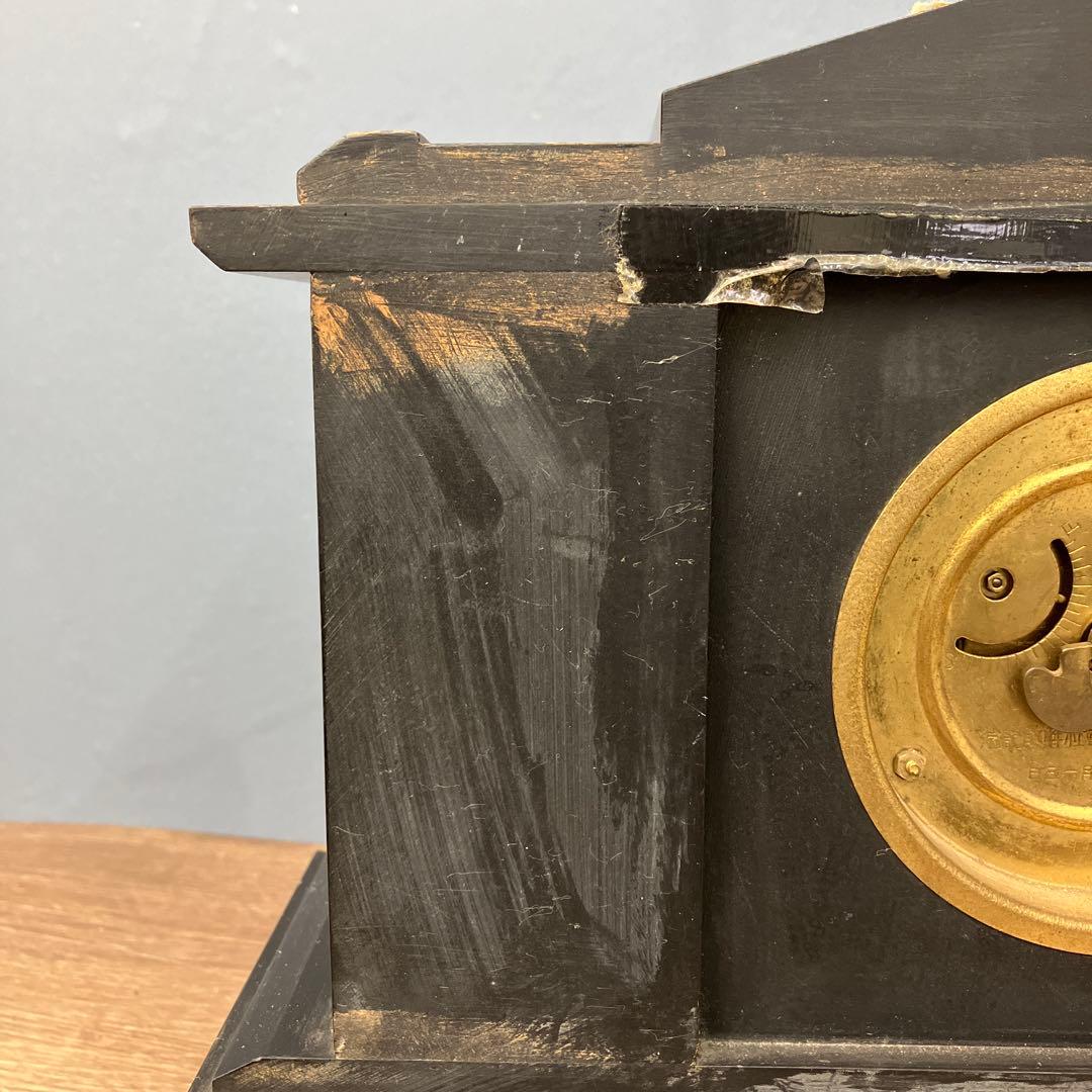 E-2 ジャンク品 希少 精工舎 SEIKOSHA 置時計 昭和4年 置型 時計