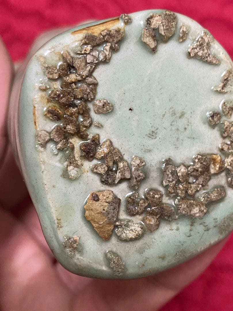 李朝 12世紀 高麗青磁 文官形水滴　検　文房具李朝徳利酒器新羅唐津古宋備前）