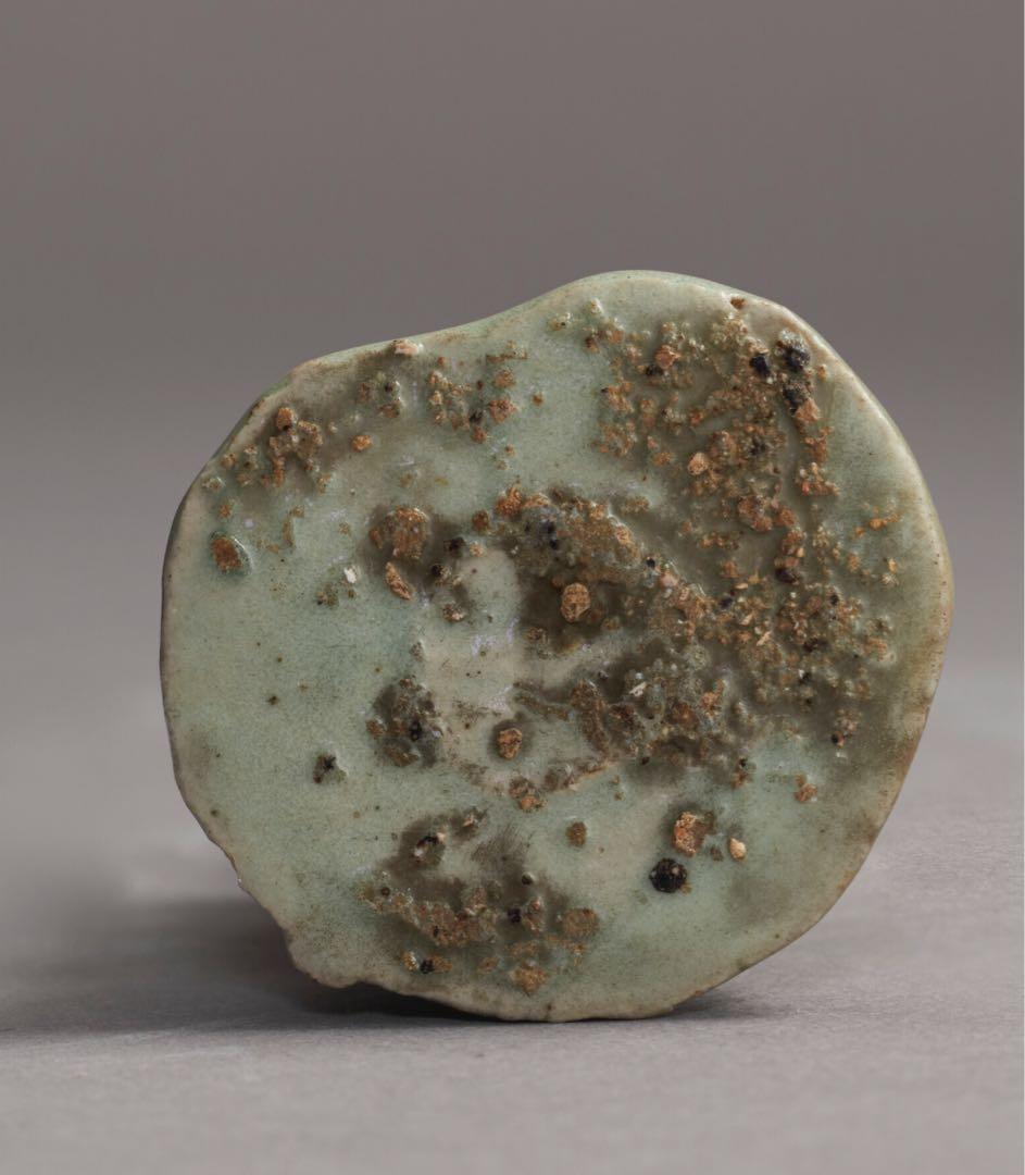 李朝 12世紀 高麗青磁 文官形水滴　検　文房具李朝徳利酒器新羅唐津古宋備前）