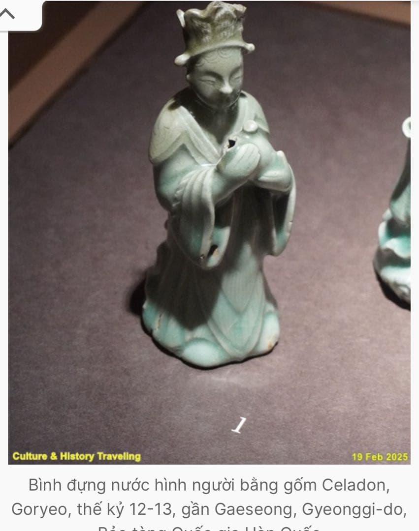 李朝 12世紀 高麗青磁 文官形水滴　検　文房具李朝徳利酒器新羅唐津古宋備前）