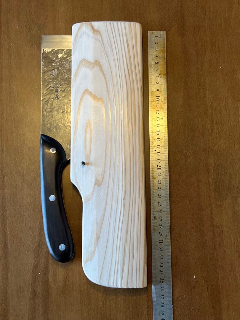 蕎麦包丁　銘:貞道