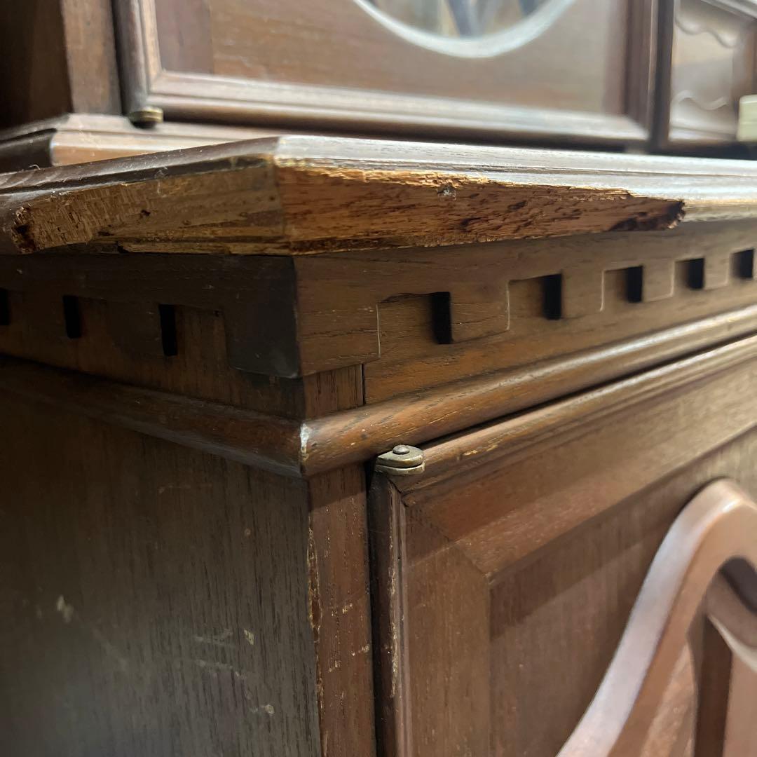 食器棚 アンティーク インテリア ビンテージ ヴィンテージ 木製 飾り棚