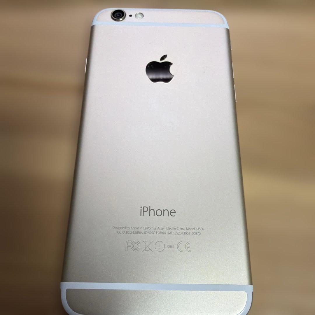 iPhone6 64GB ゴールドMG4J2J/A バッテリー88%