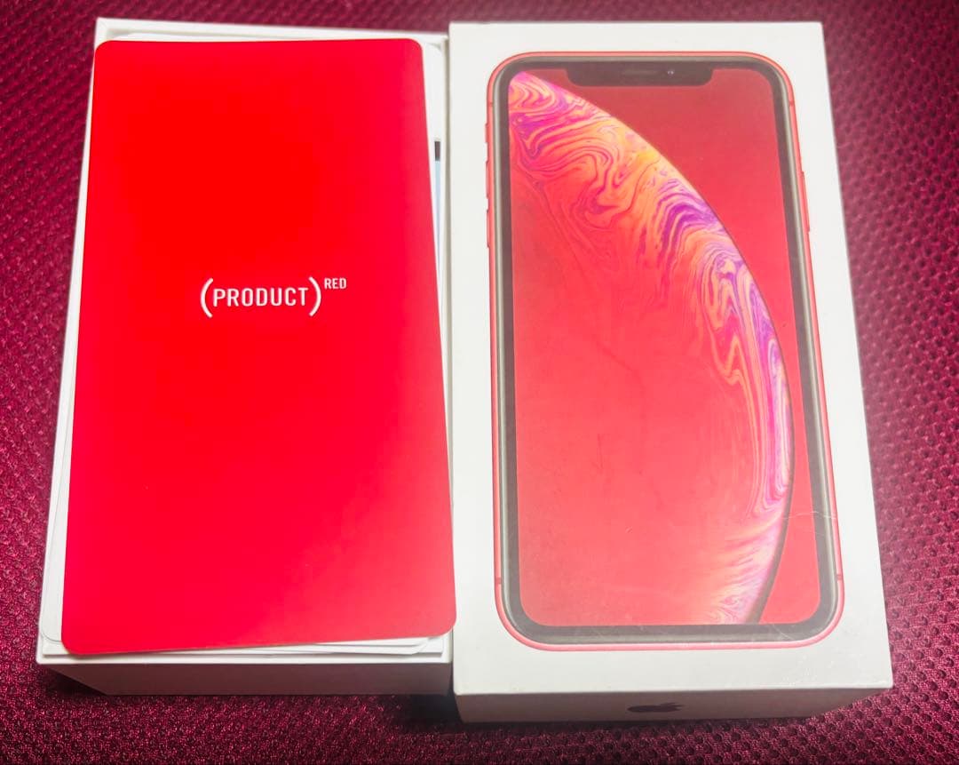 iPhone XR レッド 128 GB SIMフリー　値下げ不可