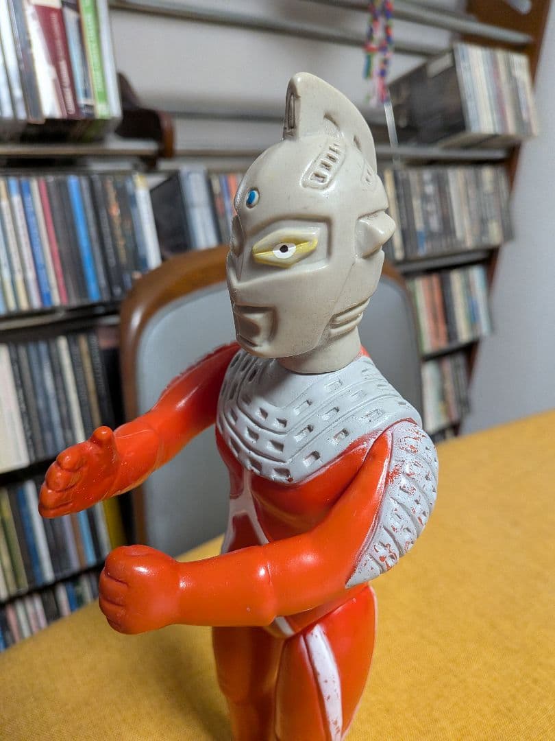 当時物　マルサン製　ウルトラセブン　450サイズ　大サイズ　ブルマァク　ソフビ