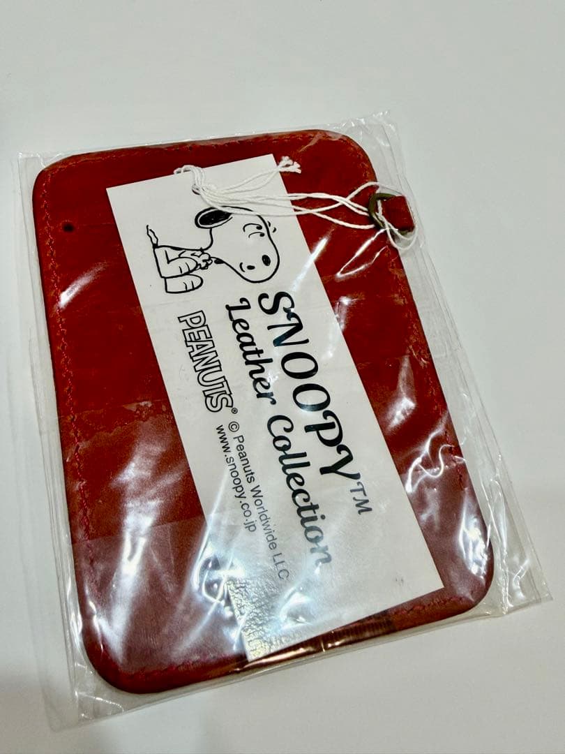 【新品・未開封】スヌーピー 本革セット パスケース＆バッグチャーム UKシリーズ