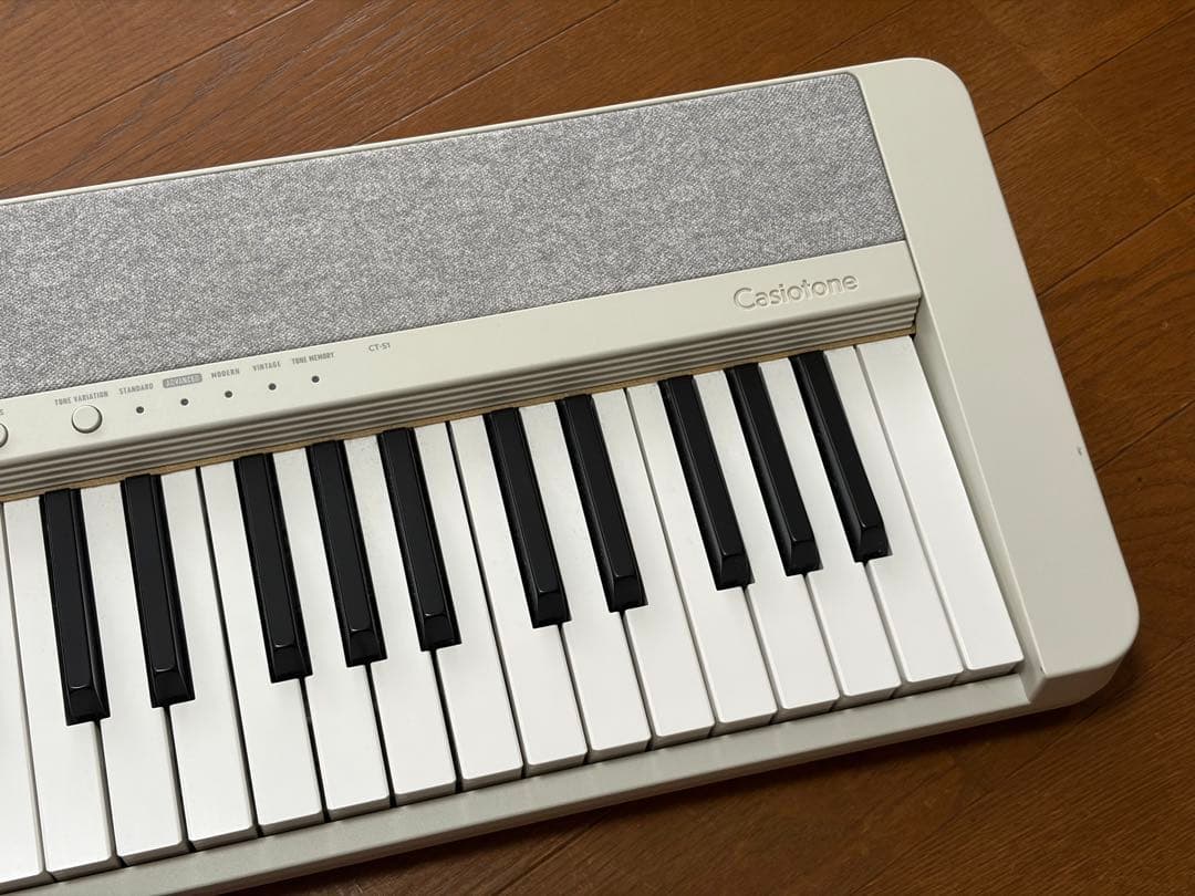 CASIO Casiotone CT-S1 WE 電子キーボード