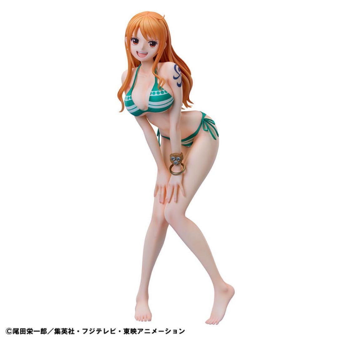 ナミ 水着 1/4 メガハウス 輸送箱伝票跡無し ワンピース フィギュア 新品