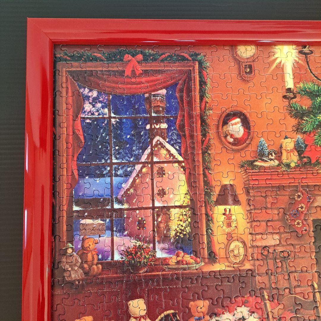 光る ジグソーパズル フレームセット クリスマス ディナー 1000ピース 額縁