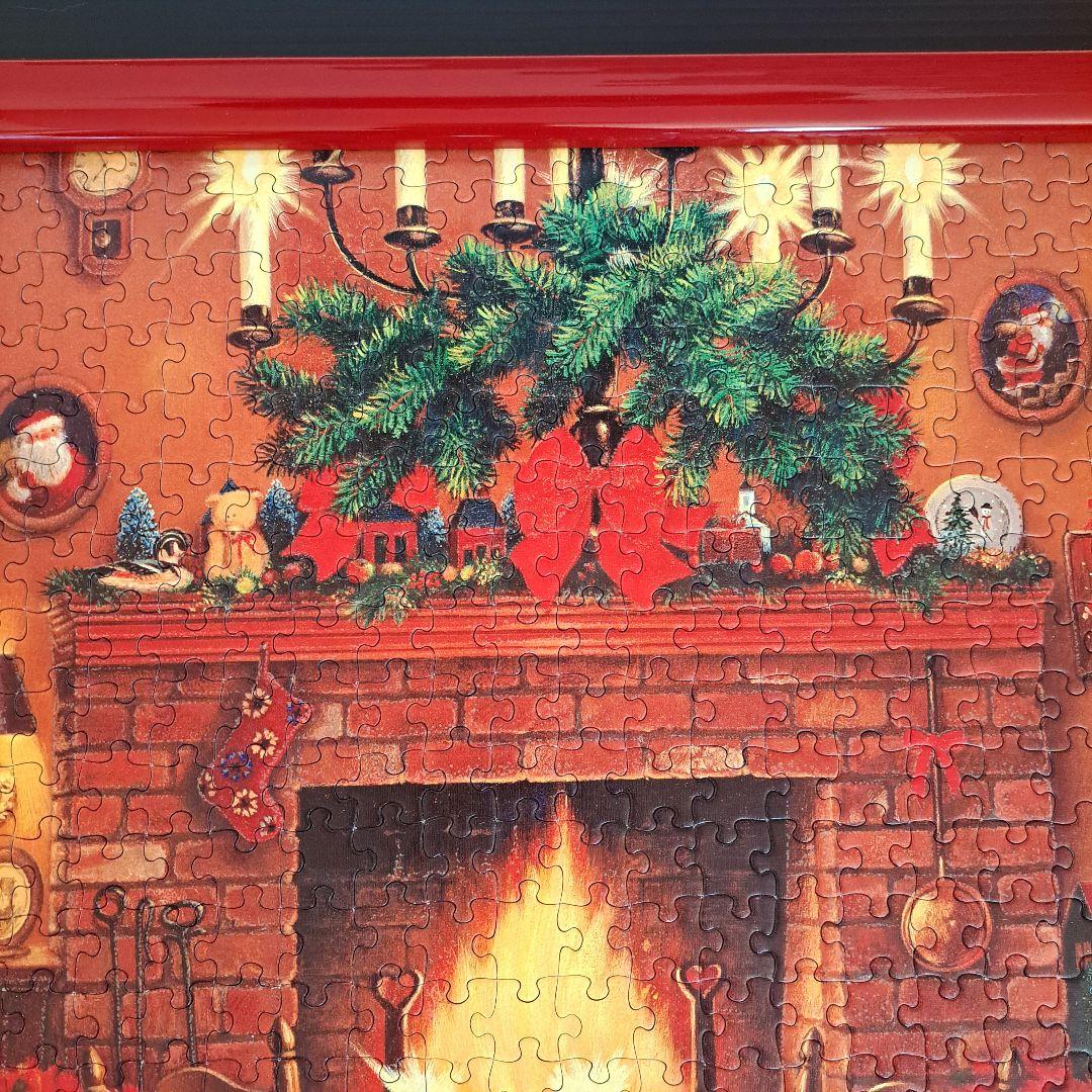 光る ジグソーパズル フレームセット クリスマス ディナー 1000ピース 額縁