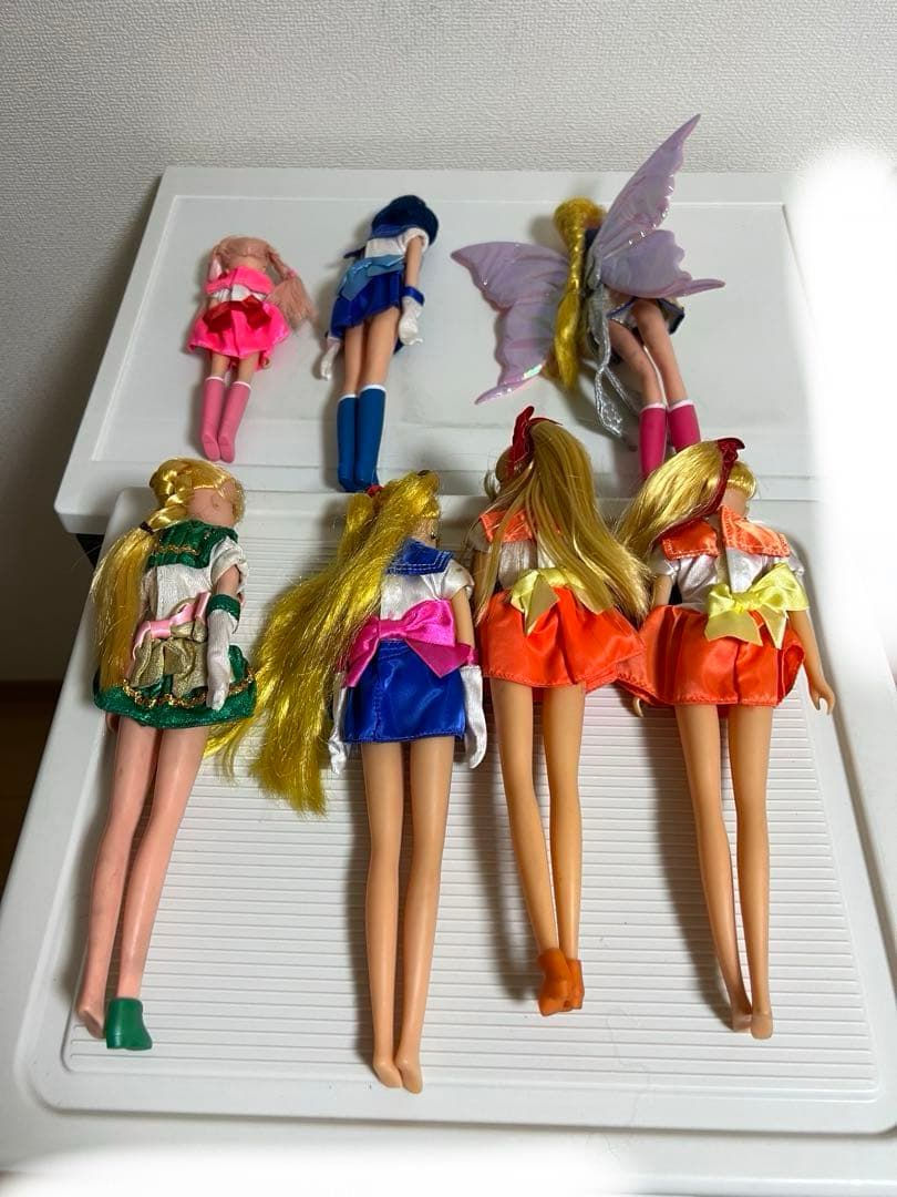 リカちゃんの人形、セーラームーン、スーパーセーラームーン、ちびうさ