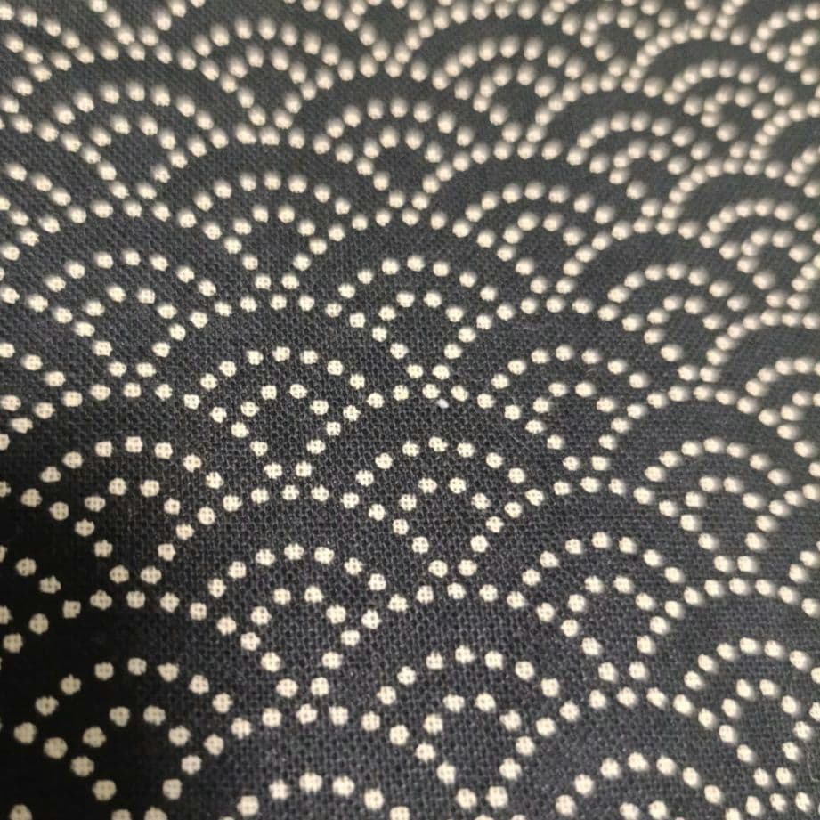 バンブー手提げ　和柄バッグ　青海波紋様　お祭り　神輿　祭りバッグ