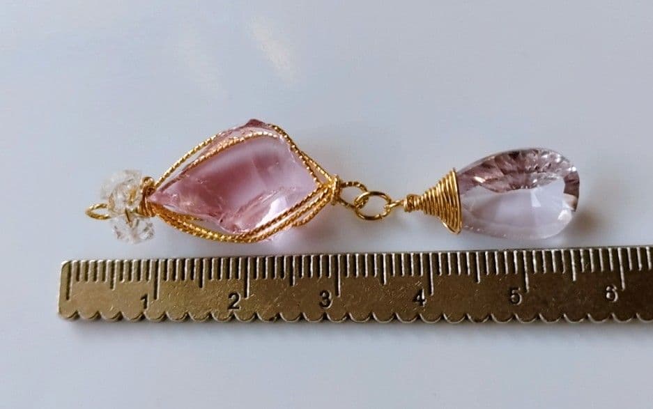 Kgf14 希少 アンダラクリスタル ルミネッセントピンク ピンクアメジスト