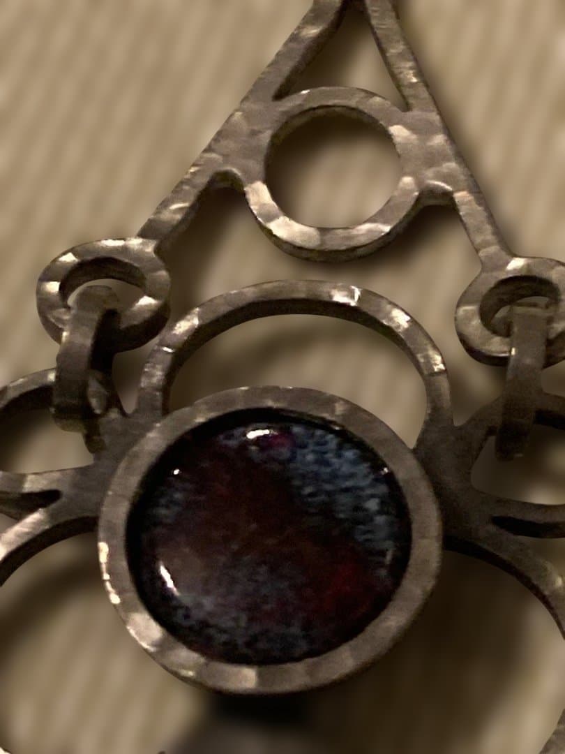 北欧ビンテージ ベント ラーセン 花形ネックレス