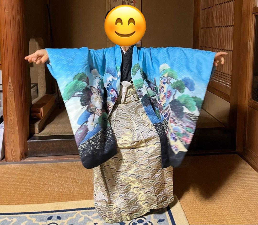 【中古品】5歳用 七五三 祝い着