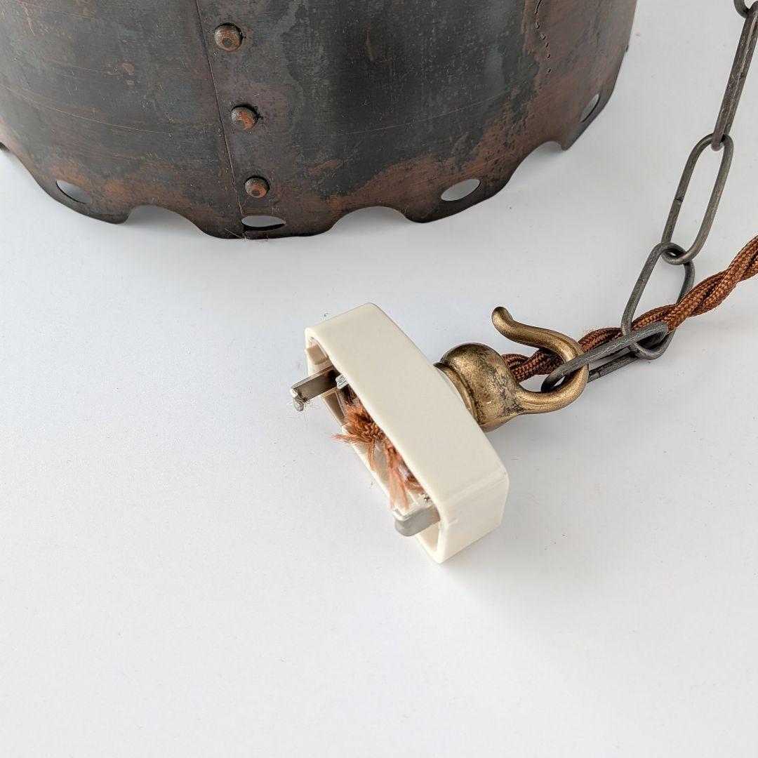 銅板のペンダントライト　coqqer