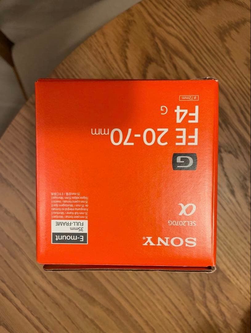 レンズ(ズーム) sony FE20-70mm F4G