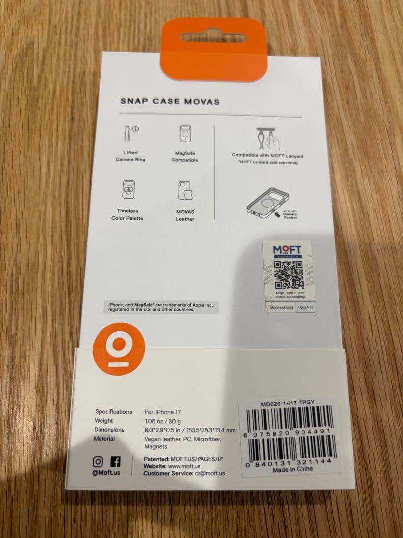 iPhoneアクセサリー MOFT SNAP CASE for iPhone 17