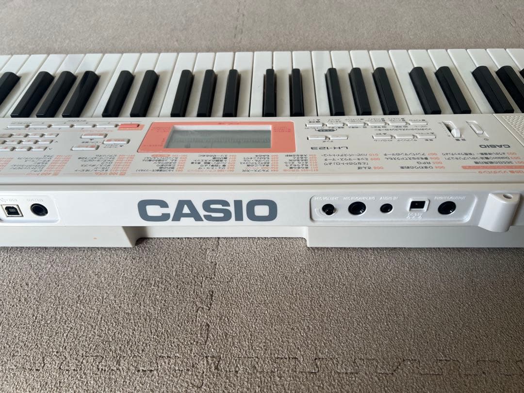 【極美品】CASIO LK-123キーボード 61鍵✨