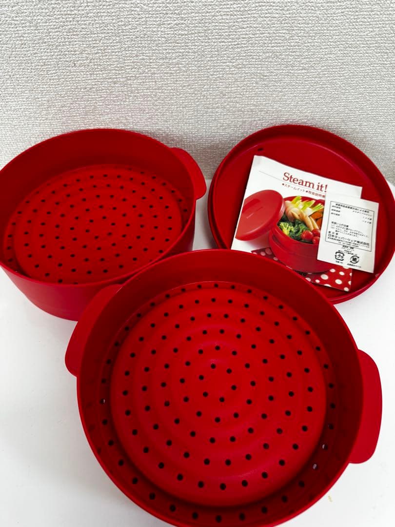 未使用　タッパーウェア　スチームイット　スチーマー　蒸し器