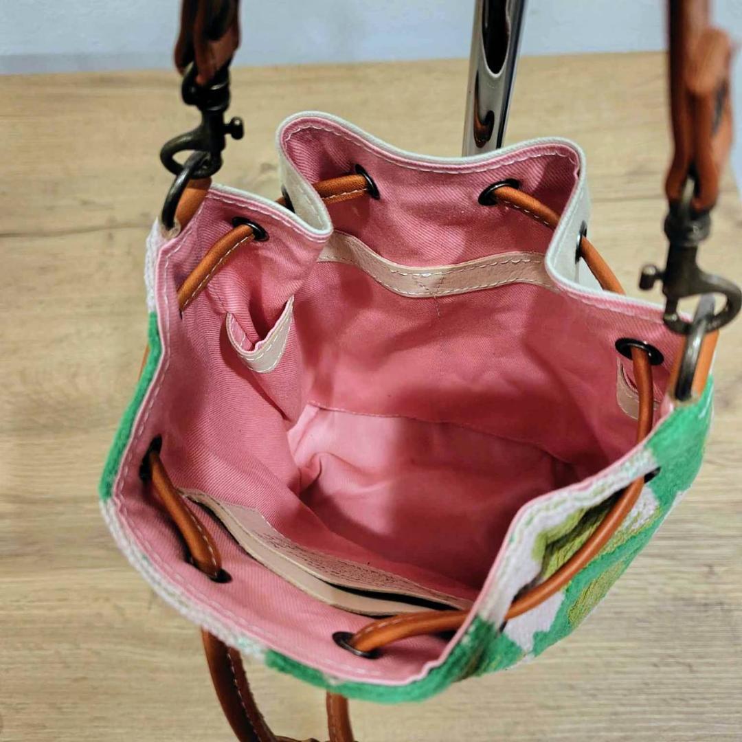 【専用】/thoroughbredサラブレットマスタード/巾着ポシェット