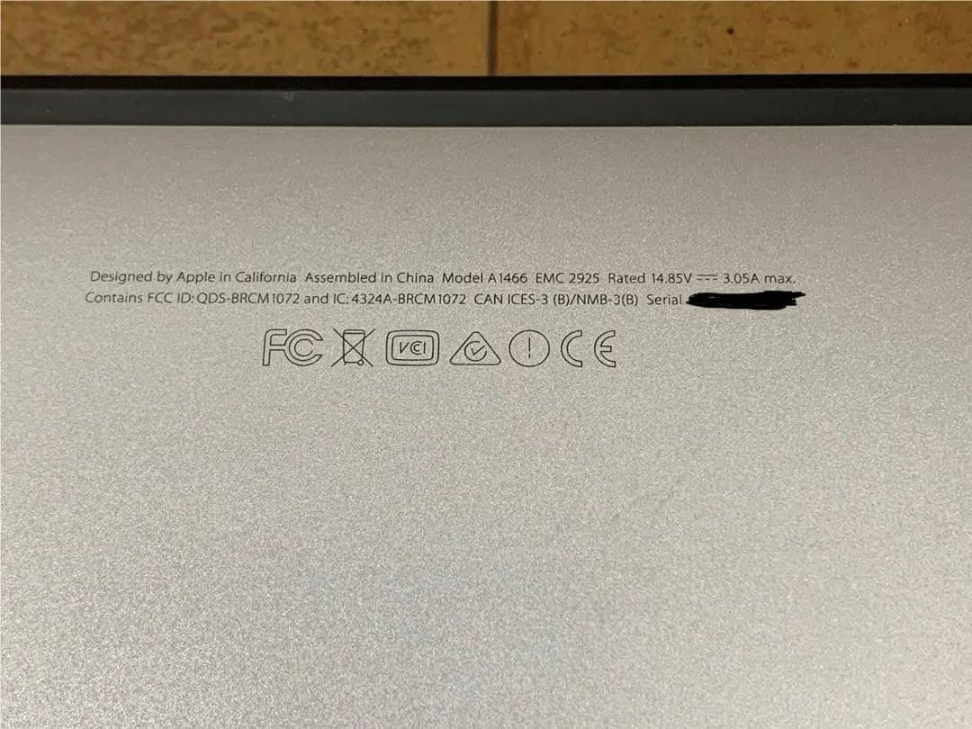 【本体・箱・付属品】 MacBook Air 13inch Early 2015