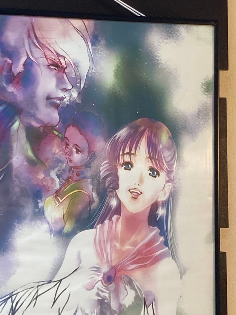 超時空要塞マクロス 両面 ポスター B2 美樹本晴彦 販促 非売品