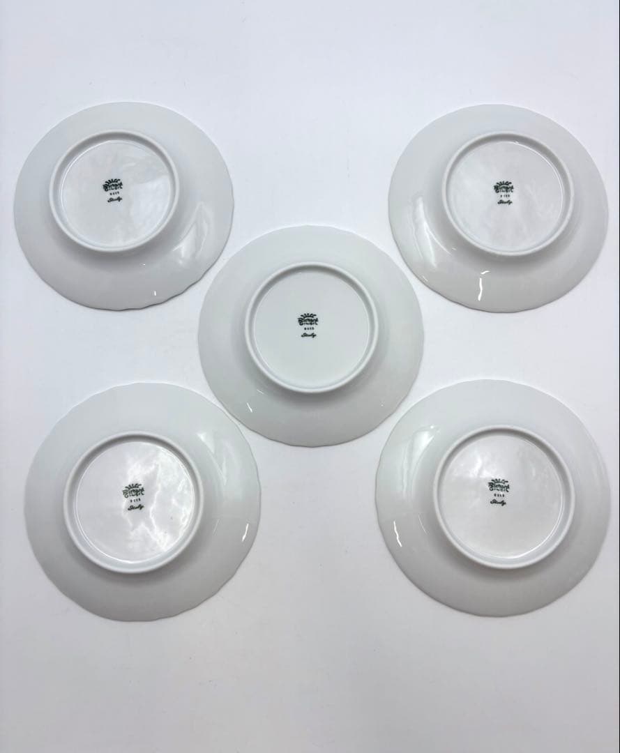 未使用保管品　リチャードジノリ　ベッキオホワイト　ミニプレート　小皿 豆皿　5枚