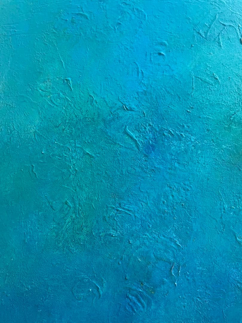 387 抽象画 アクリル画 アート 原画 キャンバスボード F6 ブルーの歓迎