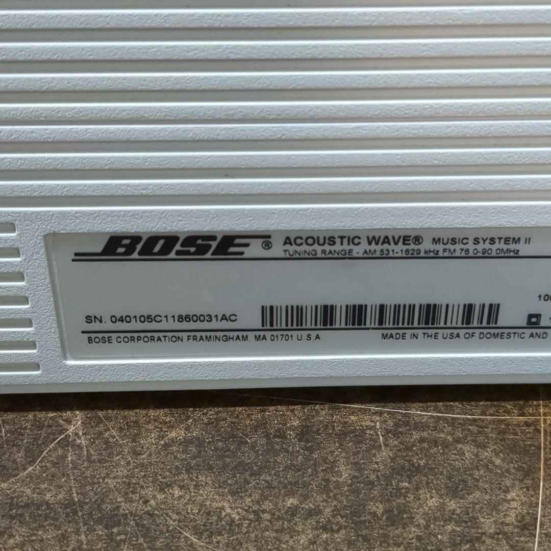 BOSE Acoustic Wave MUSIC SYSTEM II　M2128