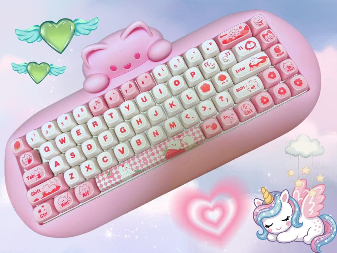 YUNZII C68 猫型メカニカルキーボード