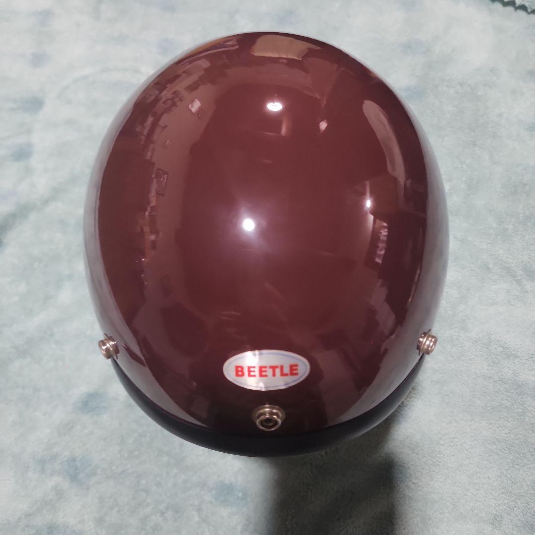 BEETLE ジェットヘルメット ブラウン S〜XL 装飾用