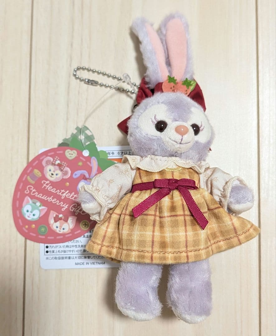 ステラ・ルー ぬいぐるみバッジ ハートフェルト・ストロベリーギフト