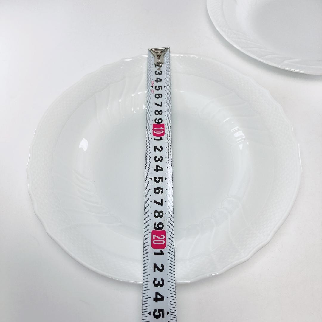 リチャードジノリ ベッキオホワイト スープ プレート 2枚[23cm/4cm]