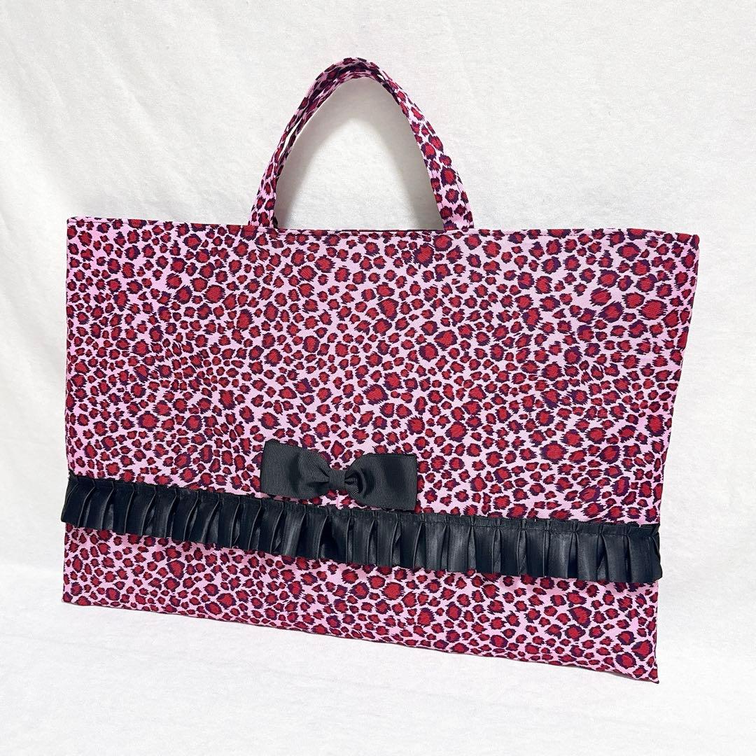 ピンク×豹柄❤︎女の子　入園入学３点セット　ちびギャルchanに❤︎