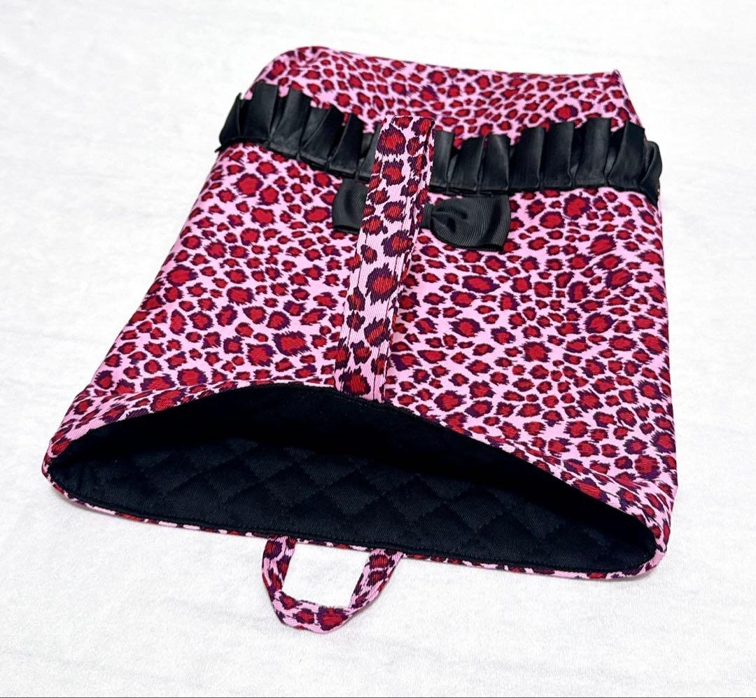 ピンク×豹柄❤︎女の子　入園入学３点セット　ちびギャルchanに❤︎