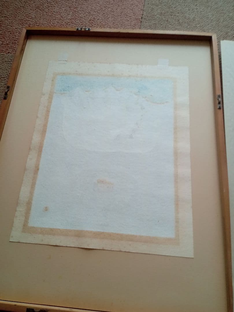 畦地梅太郎　木版画　涸沢の小屋　1967年 AP版