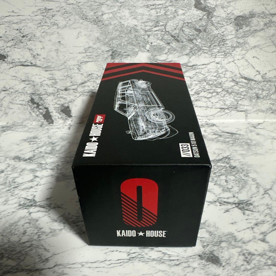 ミニGT 街道ハウス 日産ダットサン 510ワゴン ADVAN チェイス