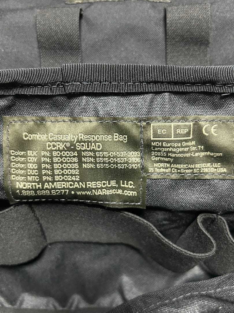 実物 米軍 ノースアメリカンレスキュー メディカルバッグ